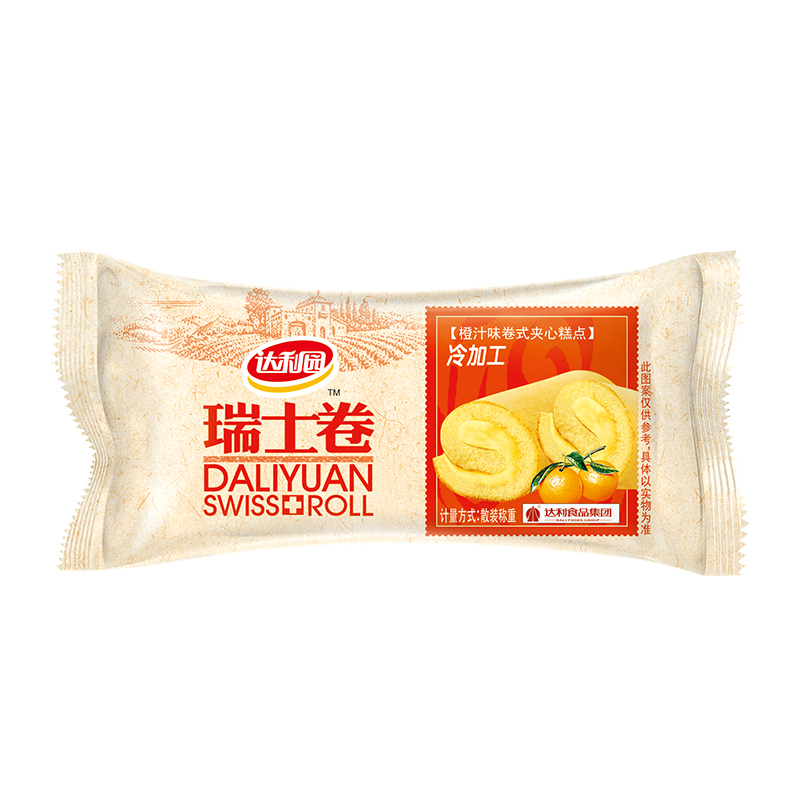达利园瑞士卷草莓味160g（8枚）